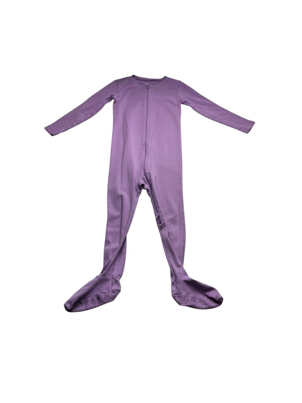 Primary One Piece Zip Up Purple Pajamas Size 18-24 Months